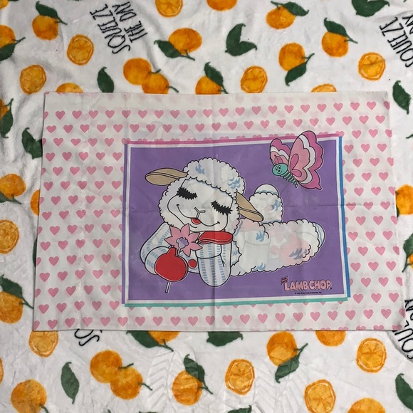 Vintage Other - Vintage 1993 Lamb Chop Pillowcase